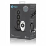 B-VIBE -TRIPLET ANAL CONTROL REMOTO BEADS NEGRO