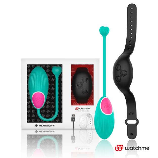 WEARWATCH EGG WIRELESS TECHNOLOGY WATCHME AQUAMARINE / JET BLACK