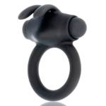 BLACK&SILVER AGRON COCK RING