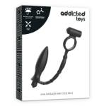ADDICTED TOYS  ANAL MASSAGER E COCK RING