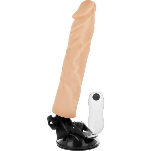 BASECOCK REALISTICO VIBRATORE TELECOMANDO CARNE 21 CM