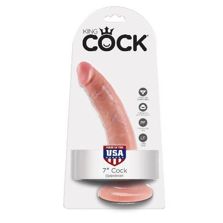 KING COCK 7 &quot;COCK CARNE 17,8 CM