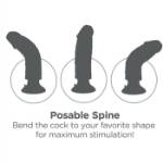 DILDO VIBRADOR KING COCK 20.32 CM MARRON