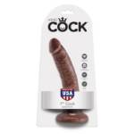 KING COCK 7" PENE NEGRO 17.8 CM