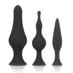 SET DI TAPPI ANALI IN SILICONE OHMAMA - NERO