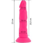 DIVERSIA DILDO VIBRANTE FLESSIBILE 23 CM - ROSA