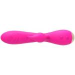 NALONE MAGIC STICK CONIGLIO VIBRATORE TRIPLE TESTE STIMOLANTI - ROSA