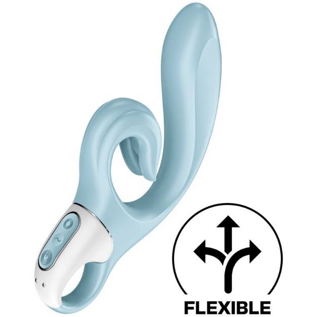 SATISFYER LOVE ME RABBIT VIBRATION - BLU