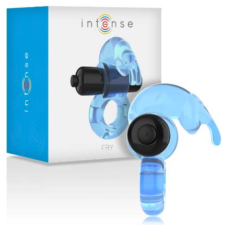 INTENSE - FRY RECHARGEABLE AND VIBRATING RING BLUE
