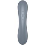 SATISFYER - CURVE TRINITY 1 AIR PULSE VIBRATION GRIGIO