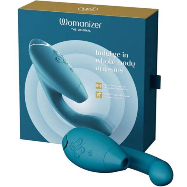 WOMANIZER - STIMOLATORE DUO 2 BLU PETROL