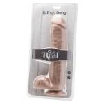 GET REAL - DILDO 28 CM CON PELLE DI PELLE