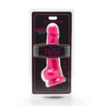 GET REAL - HAPPY DICKS 19 CM CON PALLINE ROSA