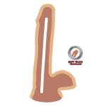 GET REAL - DILDO A DOPPIA DENSITÀ PELLE DI 17 CM IN PELLE