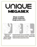 UNIQ MEGASEX LATEX FREE SENSITIVE CONDOMS 3 UNITS
