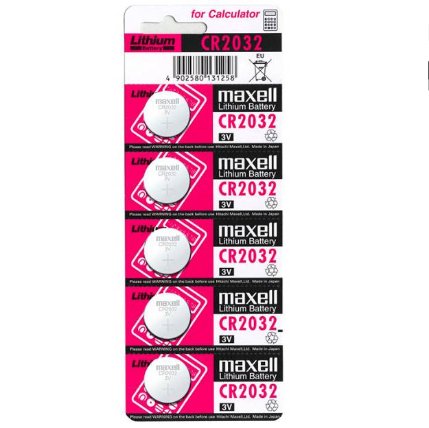 BATTERIA MAXELL LITIO CR2032 3V 5UDS