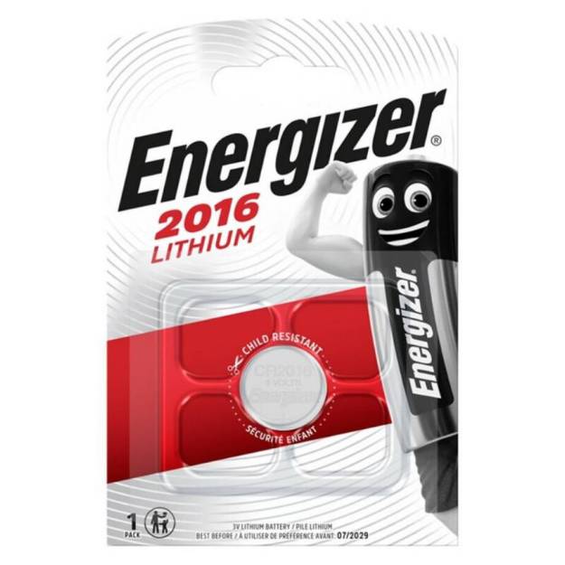 ENERGIZER BATTERIA LITIO BOTTONE CR2016 3V 1 UNITÀ