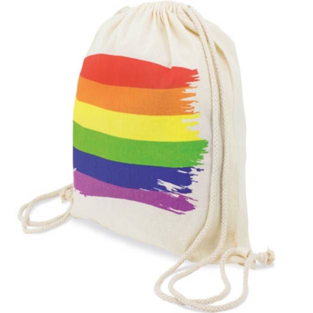 PRIDE - ZAINO BANDIERA LGBT IN COTONE