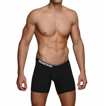 UOMO - MC087 BOXER LUNGO NERO TAGLIA S