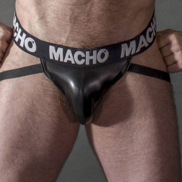 MACHO - MX25NC JOCK PELLE NERA S