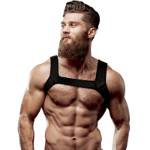 FETISH SUBMISSIVE ATTITUDE - NEOPRENE SPORT MEN HARNESS SIZE L