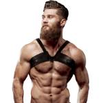 FETISH SUBMISSIVE ATTITUDE - ECO LEATHER BRIGADE MAN CHEST HARNESS