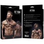 FETISH SUBMISSIVE ATTITUDE - ECO LEATHER CROSSED SHOULDER STRAP HARNESS MEN