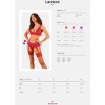 OBSESSIVE - SET TRE PEZZI LACELOVE ROSSO XS/S