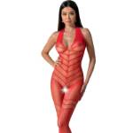 PASSIONE - BODYSTOCKING BS100 ROSSO TAGLIA UNICA