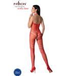 PASSIONE - BODYSTOCKING BS100 ROSSO TAGLIA UNICA