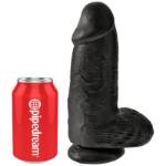 KING COCK - PENE REALISTICO CHUBBY 23 CM NERO