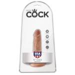 KING COCK - PENE REALISTICO 12 CM CARAMEL