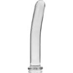 NEBULA SERIES BY IBIZA™ - MODELLO 8 DILDO IN VETRO BOROSILICATO 14,5 X 2 CM TRASPARENTE