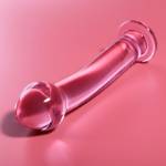 NEBULA SERIES BY IBIZA™ - MODELLO 11 DILDO IN VETRO BOROSILICATO 16 X 3 CM ROSA