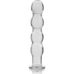 NEBULA SERIES BY IBIZA™ - MODELLO 10 DILDO IN VETRO BOROSILICATO 16,5 X 3,5 CM TRASPARENTE