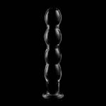 NEBULA SERIES BY IBIZA™ - MODELLO 10 DILDO IN VETRO BOROSILICATO 16,5 X 3,5 CM TRASPARENTE