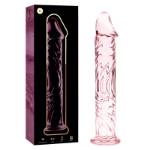 NEBULA SERIES BY IBIZA™ - MODELLO 12 DILDO IN VETRO BOROSILICATO 17 X 3,5 CM ROSA