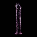 NEBULA SERIES BY IBIZA™ - MODELLO 12 DILDO IN VETRO BOROSILICATO 17 X 3,5 CM ROSA