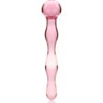 NEBULA SERIES BY IBIZA™ - MODELLO 13 DILDO IN VETRO BOROSILICATO 18 X 3,5 CM ROSA