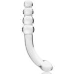 NEBULA SERIES BY IBIZA™ - MODELLO 14 DILDO IN VETRO BOROSILICATO 18,5 X 3 CM TRASPARENTE