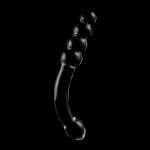 NEBULA SERIES BY IBIZA™ - MODELLO 14 DILDO IN VETRO BOROSILICATO 18,5 X 3 CM TRASPARENTE