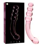 NEBULA SERIES BY IBIZA™ - MODELLO 14 DILDO IN VETRO BOROSILICATO 18,5 X 3 CM ROSA