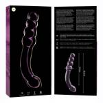 NEBULA SERIES BY IBIZA™ - MODELLO 14 DILDO IN VETRO BOROSILICATO 18,5 X 3 CM ROSA