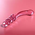 NEBULA SERIES BY IBIZA™ - MODELLO 14 DILDO IN VETRO BOROSILICATO 18,5 X 3 CM ROSA