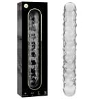 NEBULA SERIES BY IBIZA™ - MODELLO 15 DILDO IN VETRO BOROSILICATO 18,5 X 3 CM TRASPARENTE