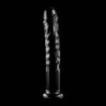 NEBULA SERIES BY IBIZA™ - MODELLO 16 DILDO IN VETRO BOROSILICATO 18,5 X 3 CM TRASPARENTE