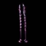 NEBULA SERIES BY IBIZA™ - MODELLO 16 DILDO IN VETRO BOROSILICATO 18,5 X 3 CM ROSA