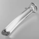 NEBULA SERIES BY IBIZA™ - MODELLO 17 DILDO IN VETRO BOROSILICATO 18,5 X 3 CM TRASPARENTE