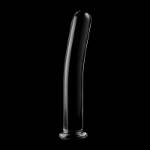 NEBULA SERIES BY IBIZA™ - MODELLO 17 DILDO IN VETRO BOROSILICATO 18,5 X 3 CM TRASPARENTE