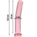 NEBULA SERIES BY IBIZA™ - MODELLO 17 DILDO IN VETRO BOROSILICATO 18,5 X 3 CM ROSA